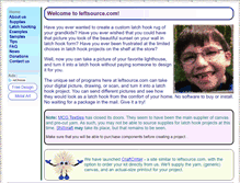 Tablet Screenshot of leftsource.com